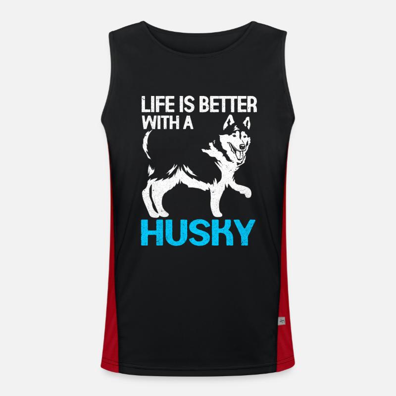 Husky Débardeur respirant contrasté Homme 