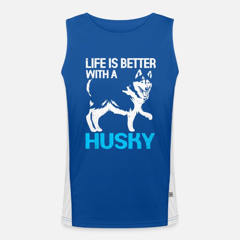 Husky Débardeur respirant contrasté Homme 