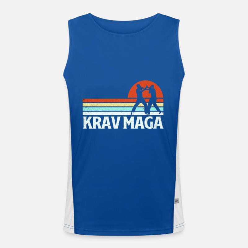 Krav Maga Funktionelles Kontrast-Tank Top für Männer 
