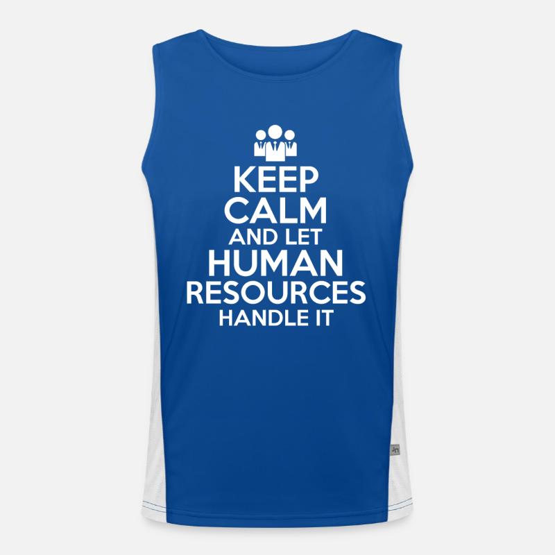 Human Resources HR Specialist HR department Men's Functional Contrast Tank Top 
