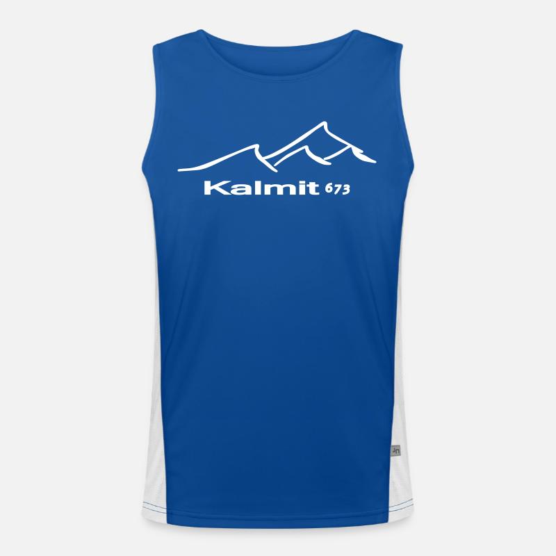 Kalmit Berg Funktionelles Kontrast-Tank Top für Männer 