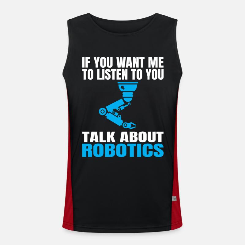 Robotics Robotics Robotique robotique construire robotique Débardeur respirant contrasté Homme 