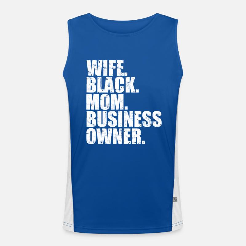 geschäftsführer chef geschenk geschenkidee arbeit Funktionelles Kontrast-Tank Top für Männer 