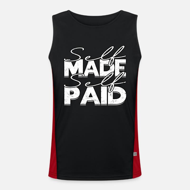 geschäftsführer chef geschenk geschenkidee arbeit Funktionelles Kontrast-Tank Top für Männer 