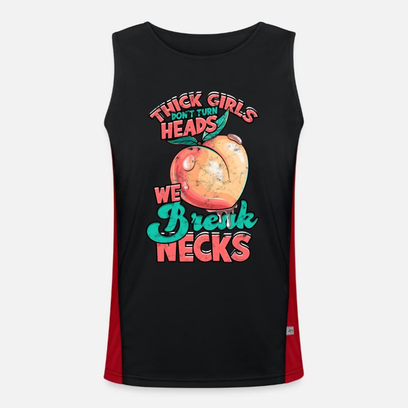 dick dicke oberschenkel thick thighs oberschenkel Funktionelles Kontrast-Tank Top für Männer 