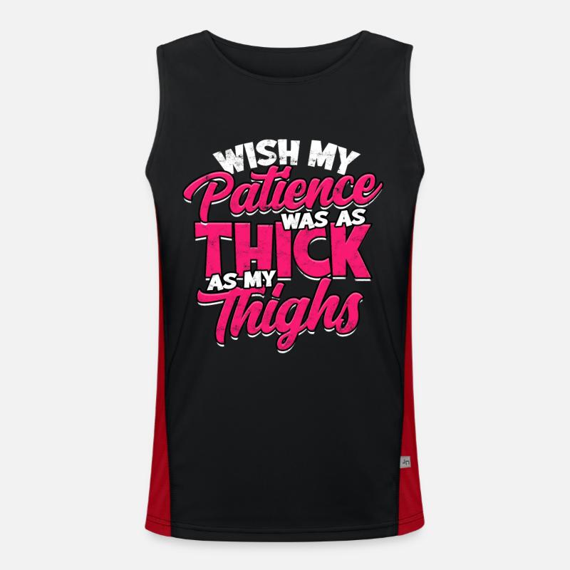 dick dicke oberschenkel thick thighs oberschenkel Funktionelles Kontrast-Tank Top für Männer 