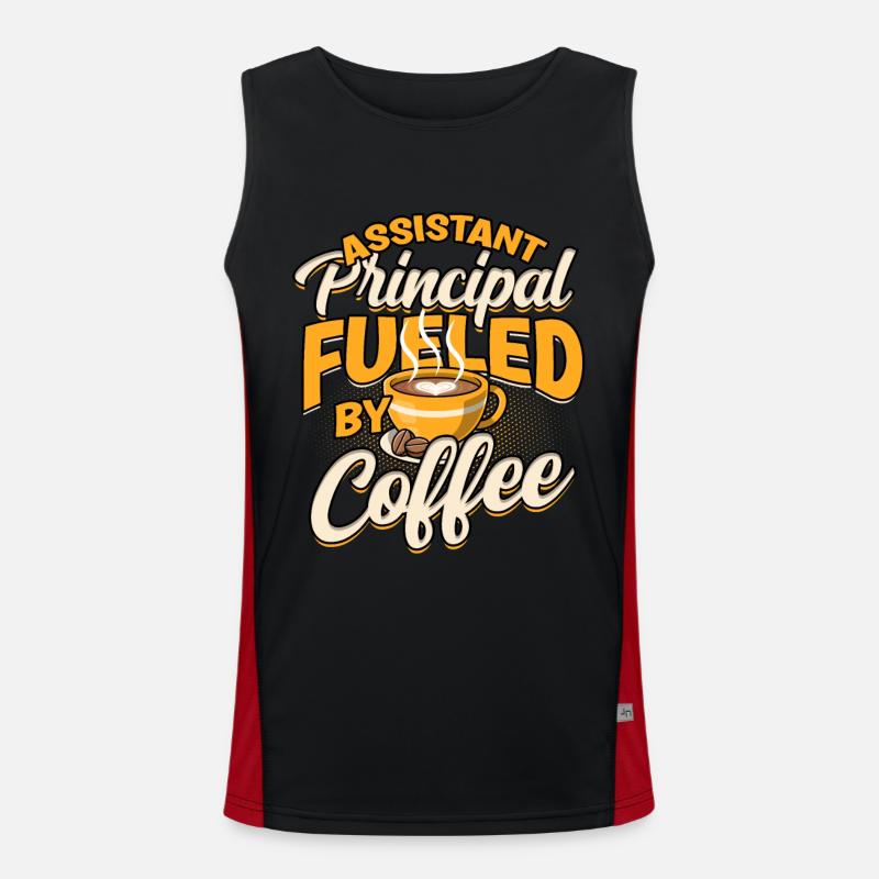 schulleiter stellvertretender schulleiter geschenk Funktionelles Kontrast-Tank Top für Männer 