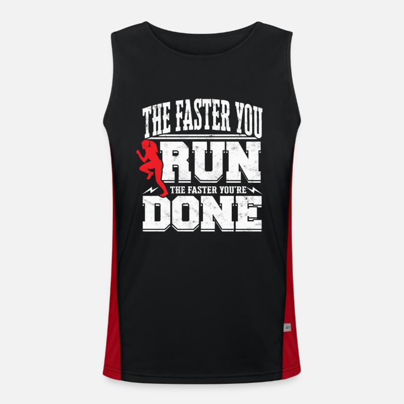 Coureur d’athlétisme Athelitcs Running Sport Run Débardeur respirant contrasté Homme 