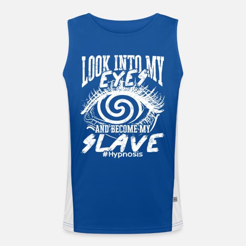 hypnotic hypnotize hypnotist Men's Functional Contrast Tank Top 