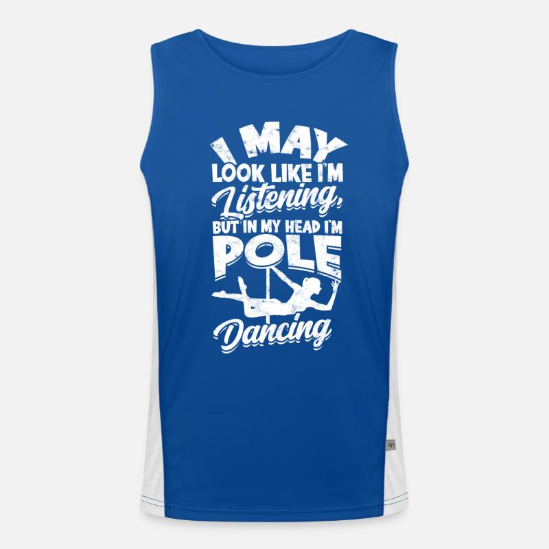 pole dance présent danseur cadeau idée remise en forme Débardeur respirant contrasté Homme 