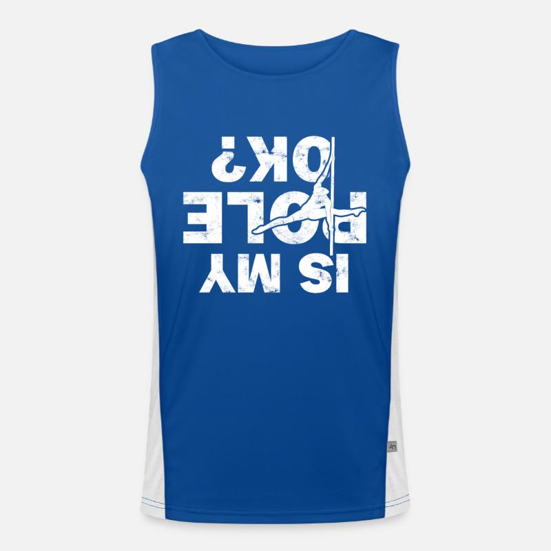 pole dance présent danseur cadeau idée remise en forme Débardeur respirant contrasté Homme 