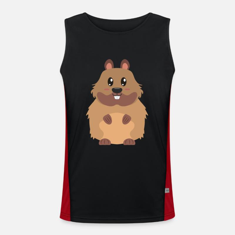 Biber Funktionelles Kontrast-Tank Top für Männer 