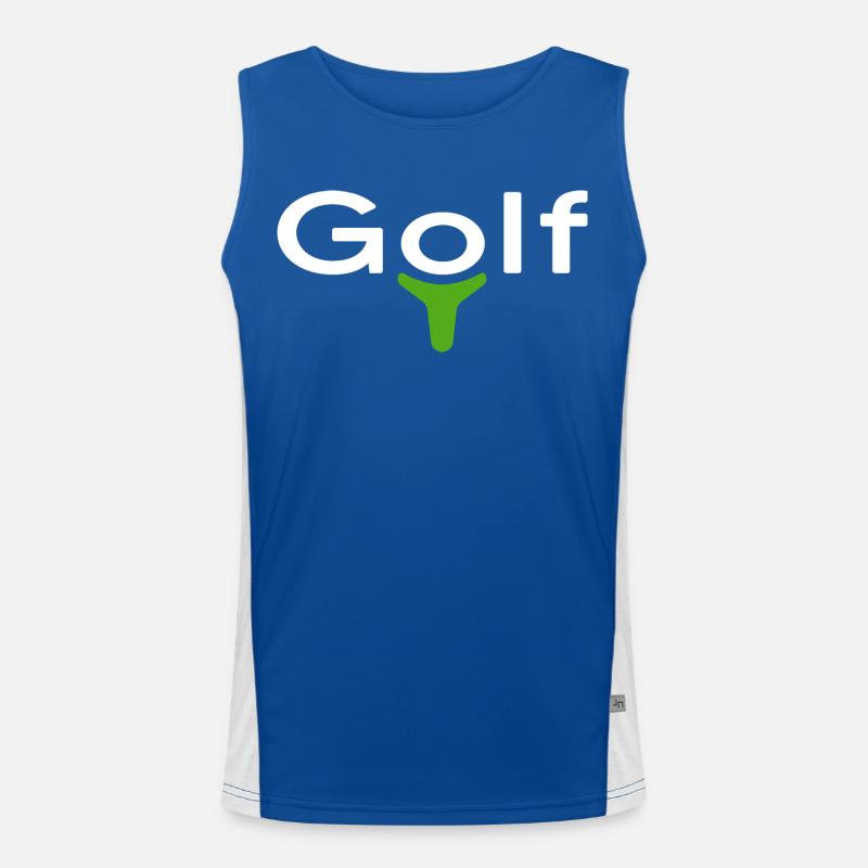 Golf Golfsport Golfspieler Golfplatz Handicap Funktionelles Kontrast-Tank Top für Männer 