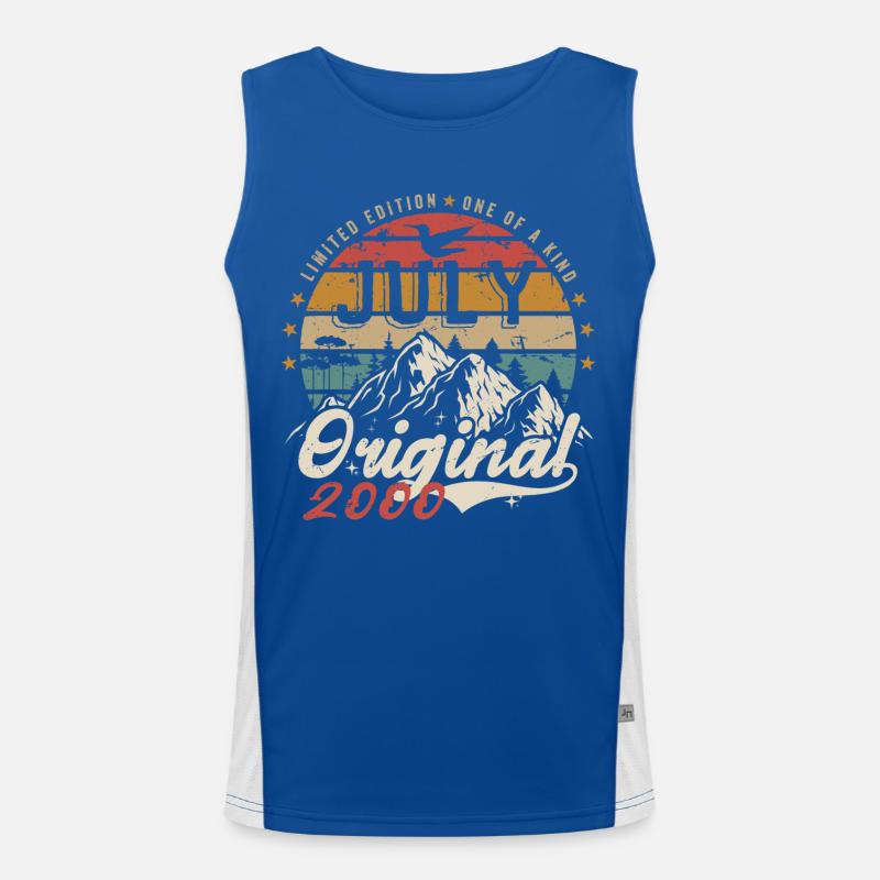 July 2000 | Original Birthday July 2000 Men's Functional Contrast Tank Top 