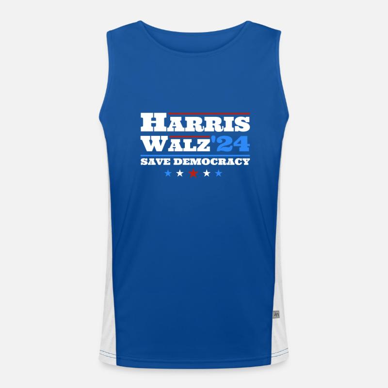 Kamala Harris & Tim Walz 2024 Classic T-Shirt Men's Functional Contrast Tank Top 