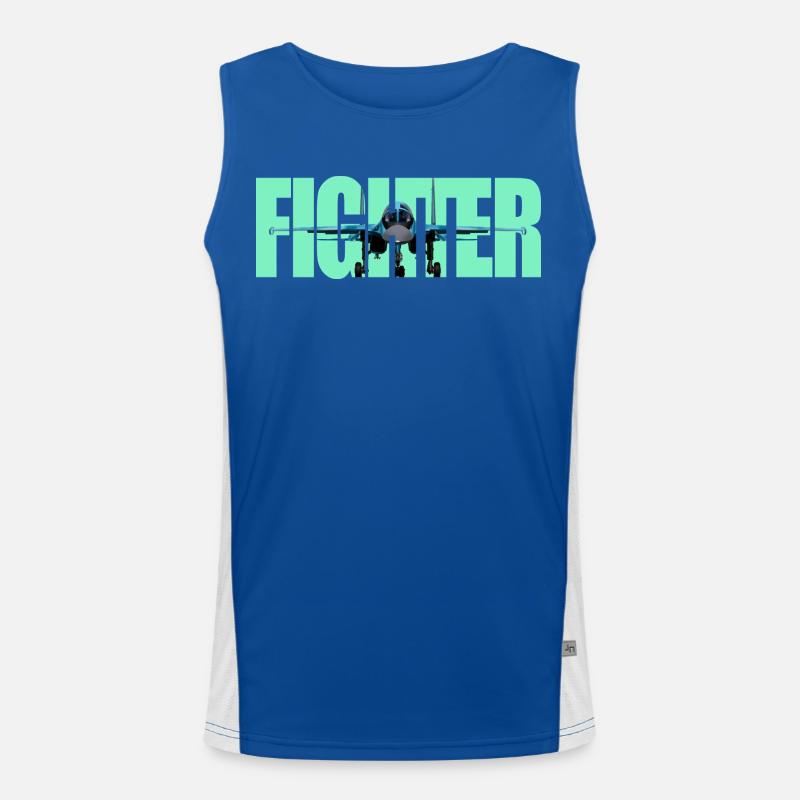 Fighter Su-34 Funktionelles Kontrast-Tank Top für Männer 