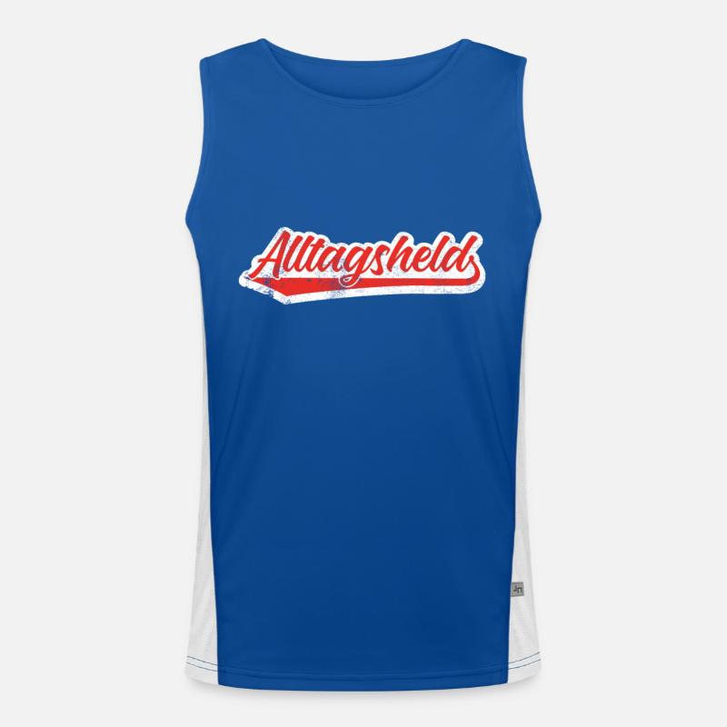 Alltagsheld Funktionelles Kontrast-Tank Top für Männer 