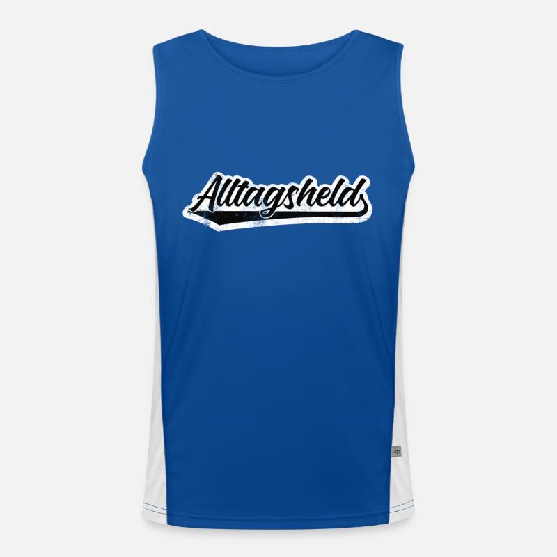 Alltagsheld Funktionelles Kontrast-Tank Top für Männer 