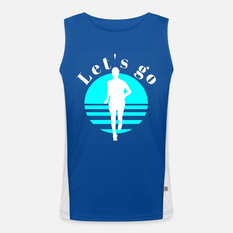 Runner Men's Functional Contrast Tank Top 
