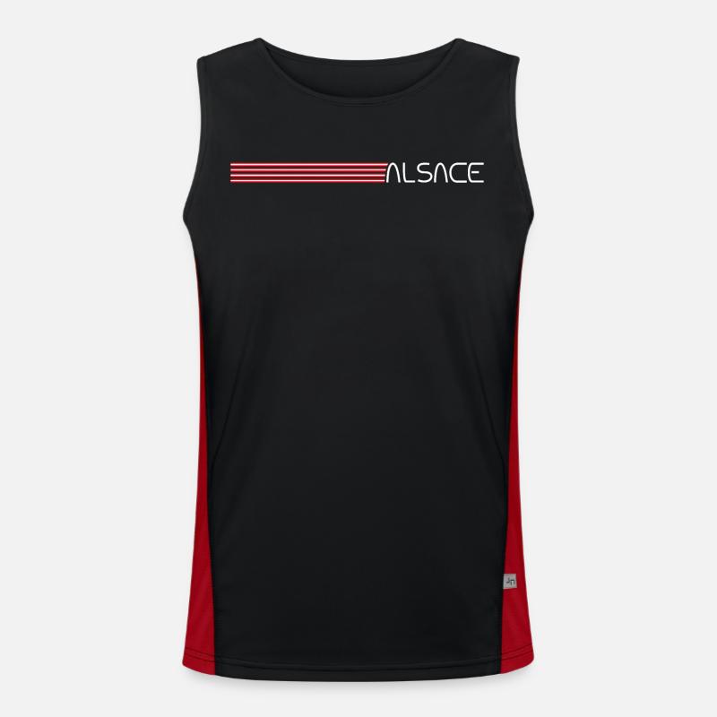 Elsass Funktionelles Kontrast-Tank Top für Männer 