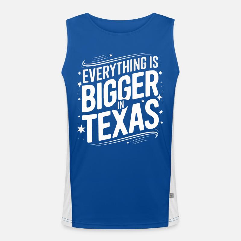 État du Texas Texans Texas Débardeur respirant contrasté Homme 