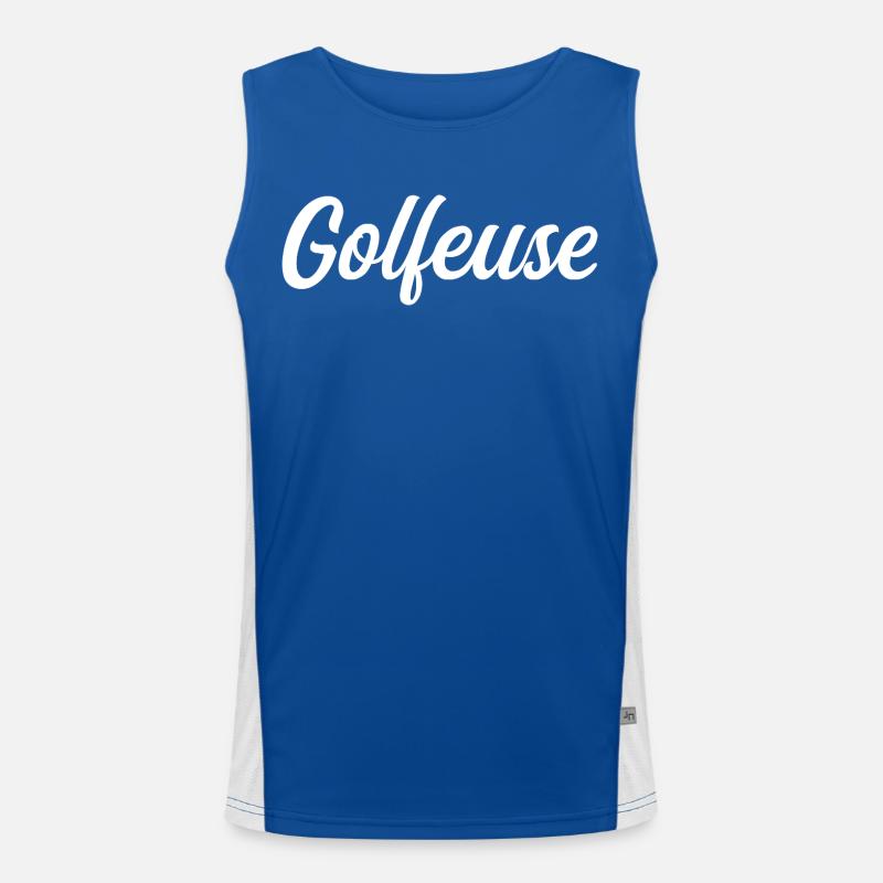 Golfeuse Débardeur respirant contrasté Homme 