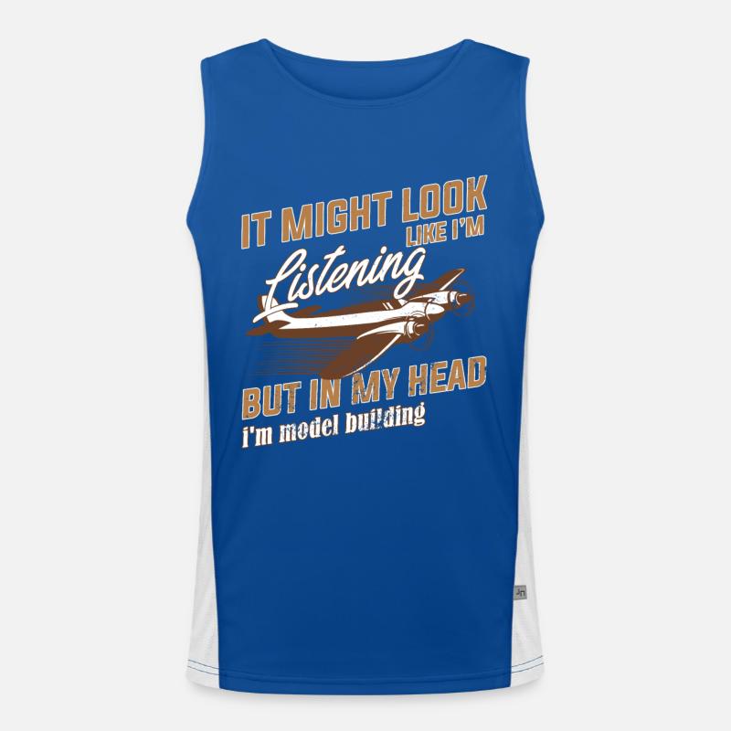 modèle d'avion Débardeur respirant contrasté Homme 