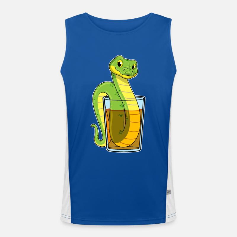 Serpent au jus Débardeur respirant contrasté Homme 