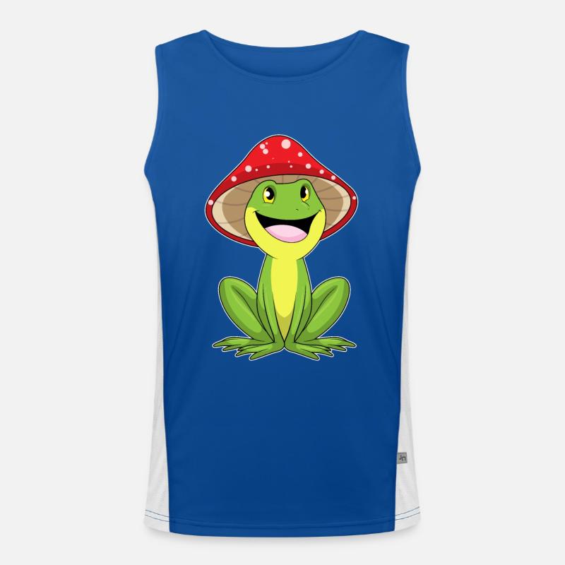 Grenouille au champignon Débardeur respirant contrasté Homme 