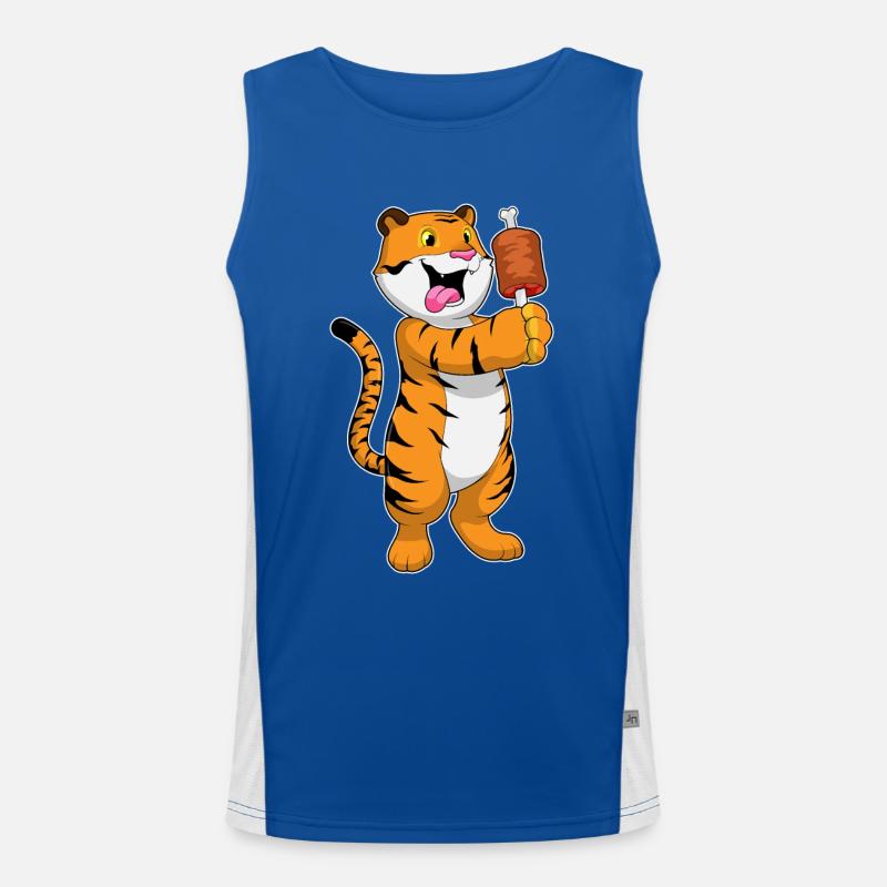 Tigre à la viande Débardeur respirant contrasté Homme 