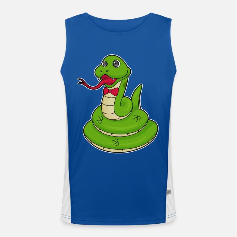 Serpent avec boucle Débardeur respirant contrasté Homme 