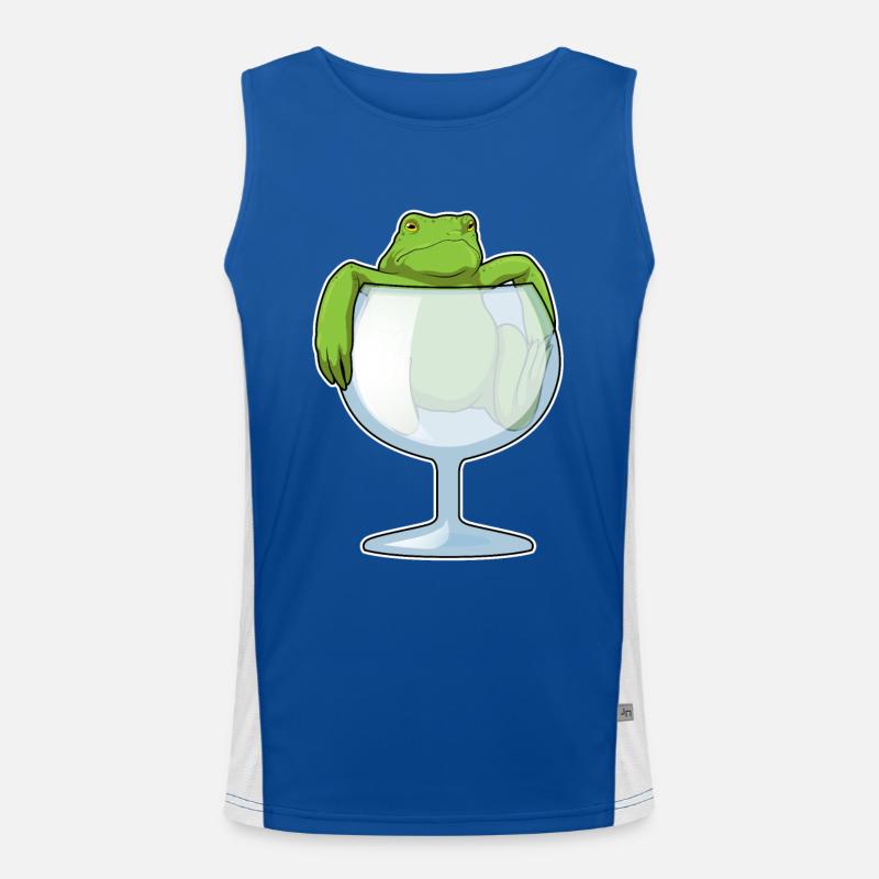 Verre de grenouille Débardeur respirant contrasté Homme 
