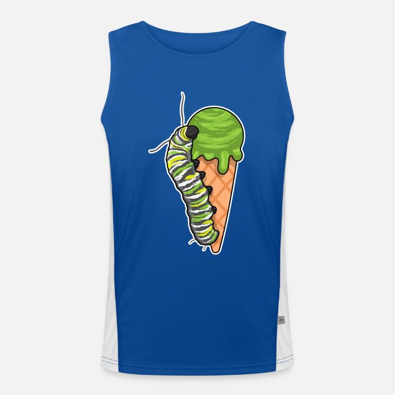 Glace de chenille Débardeur respirant contrasté Homme 
