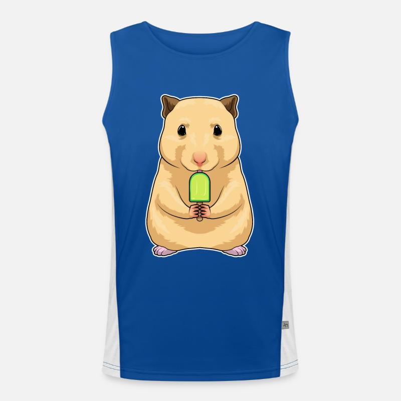 Popsicles de hamster Débardeur respirant contrasté Homme 