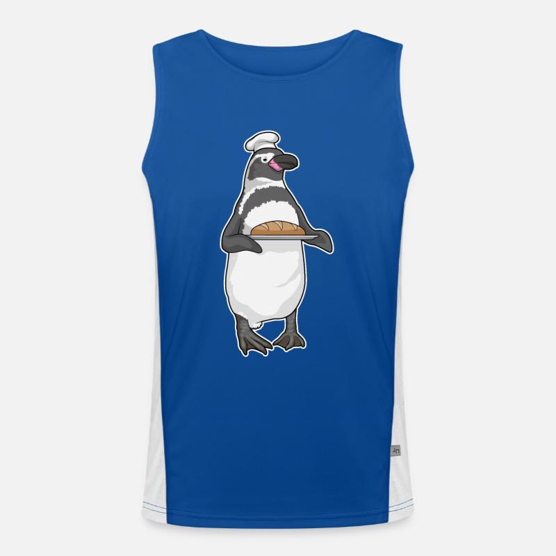 Penguin Baker Bread Men's Functional Contrast Tank Top 