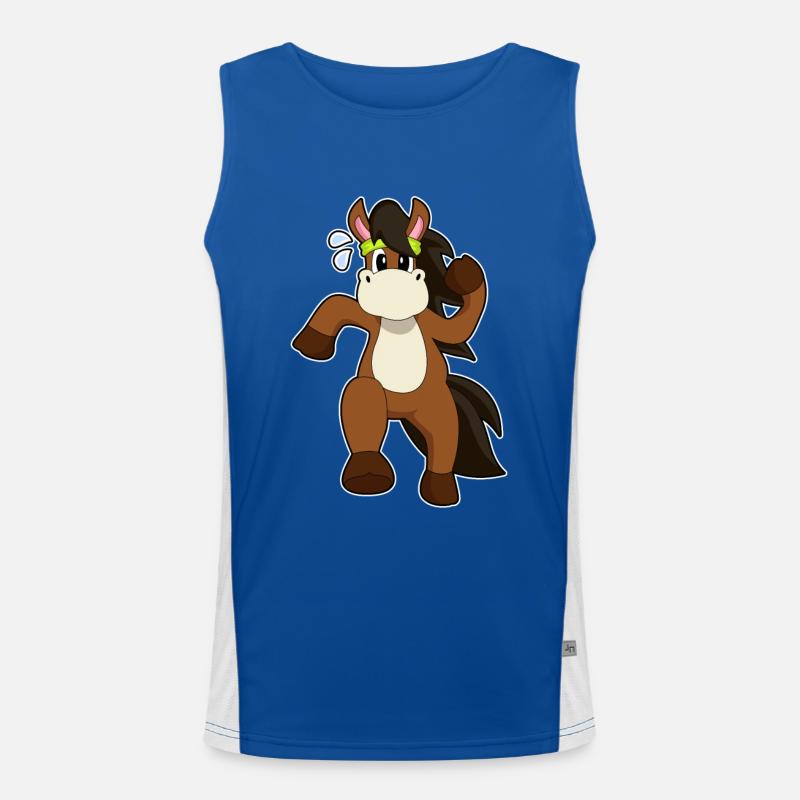 Galop à cheval Débardeur respirant contrasté Homme 