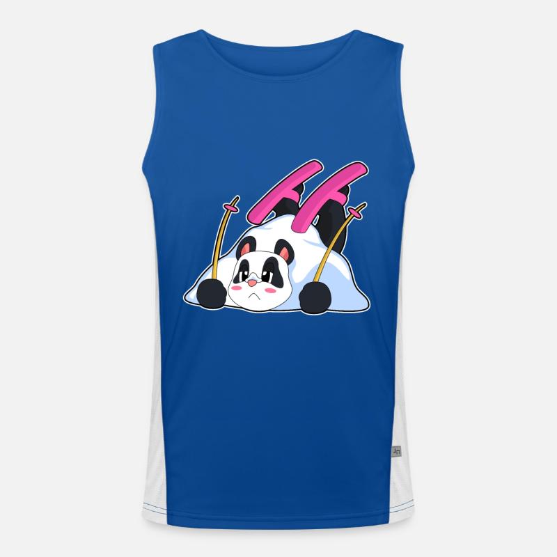 Panda Skier Ski Débardeur respirant contrasté Homme 
