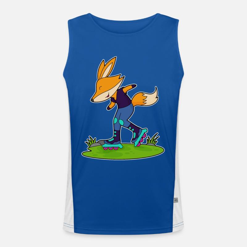 Fuchs patins à roues alignées Débardeur respirant contrasté Homme 