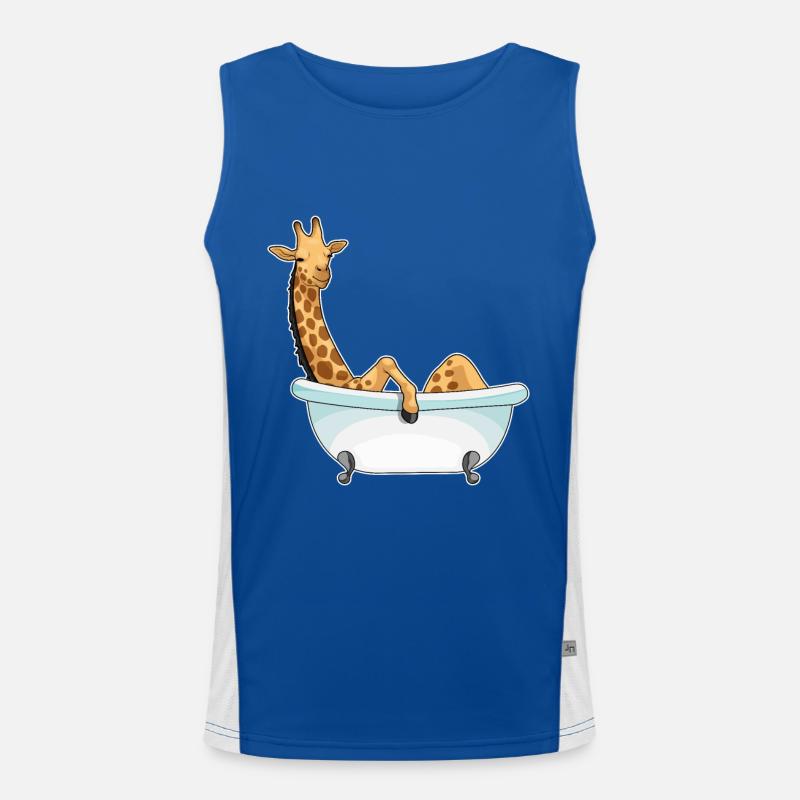 Baignoire girafe Débardeur respirant contrasté Homme 