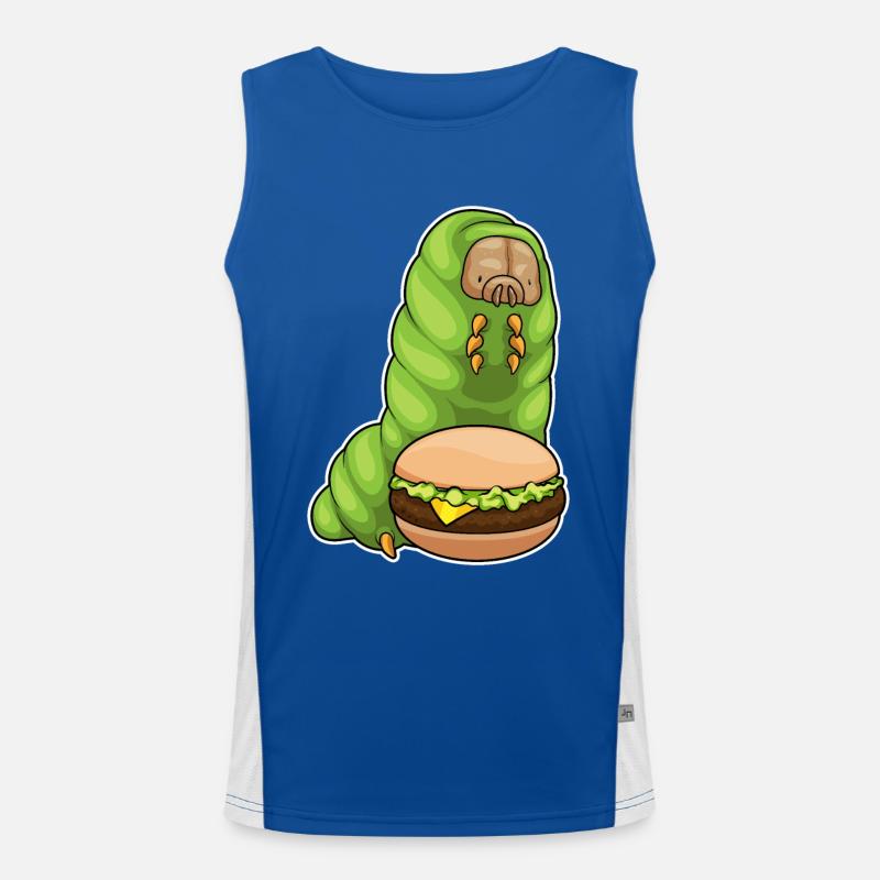 Caterpillar Cheeseburger Men's Functional Contrast Tank Top 