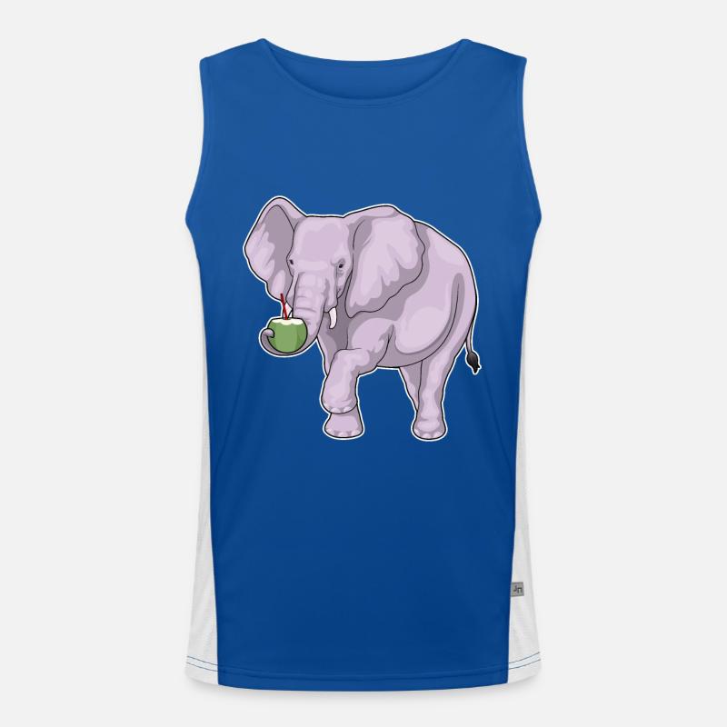 Éléphant Noix de Débardeur respirant contrasté Homme 