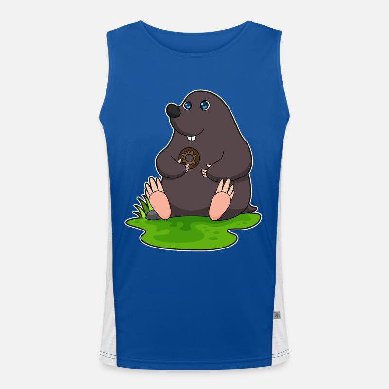 Mole Donut Men's Functional Contrast Tank Top 