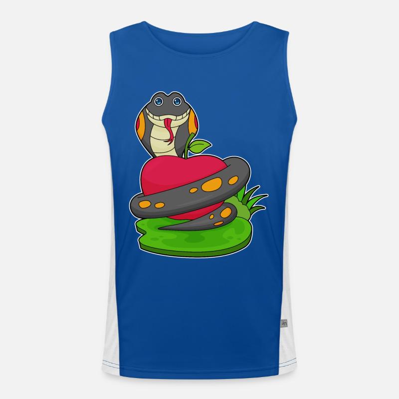 Fruit de la pomme de serpent Débardeur respirant contrasté Homme 