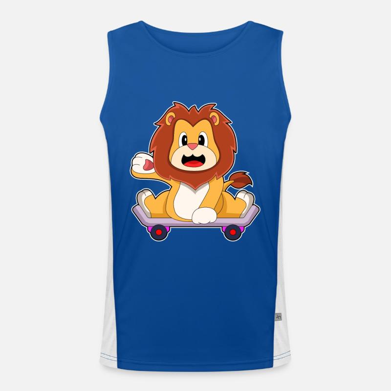 Lion Skater Skateboard Débardeur respirant contrasté Homme 