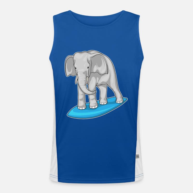 Planche de surf Elephant Surfer Débardeur respirant contrasté Homme 