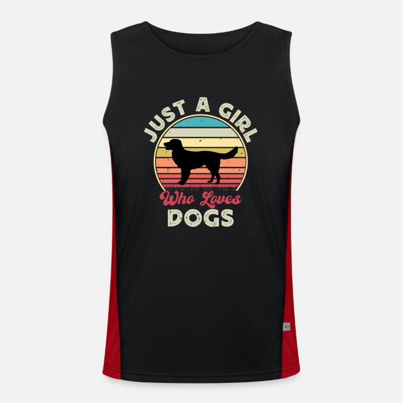 Allemand Pointer Chien Silhouette Rétro Débardeur respirant contrasté Homme 