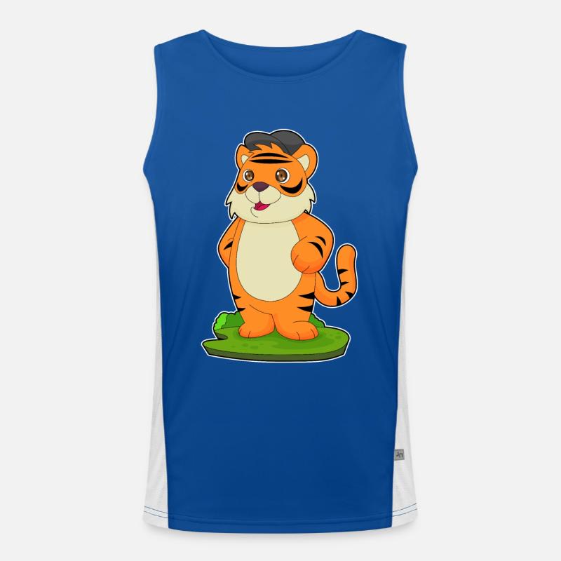 Bonnet de tigre Débardeur respirant contrasté Homme 