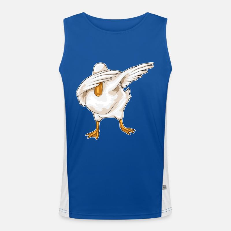 Duck Hip Hop Dance Dab Débardeur respirant contrasté Homme 