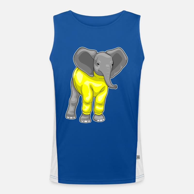 Éléphant d’hiver Débardeur respirant contrasté Homme 