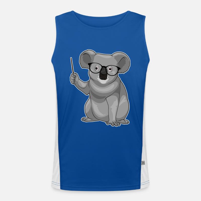 Koala Teacher Pointer Débardeur respirant contrasté Homme 